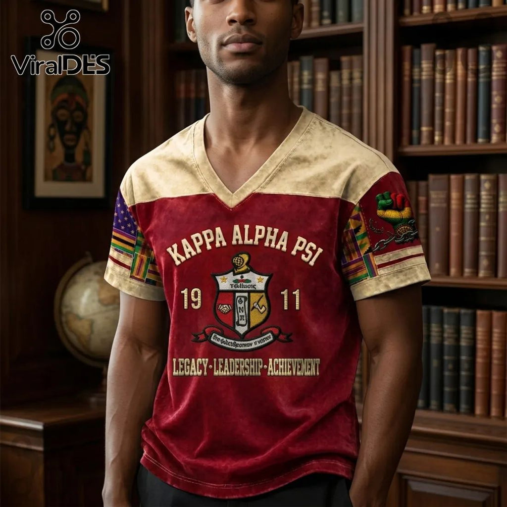 Kappa Alpha Psi Legacy Leadership 1911 Maroon Polo Shirt