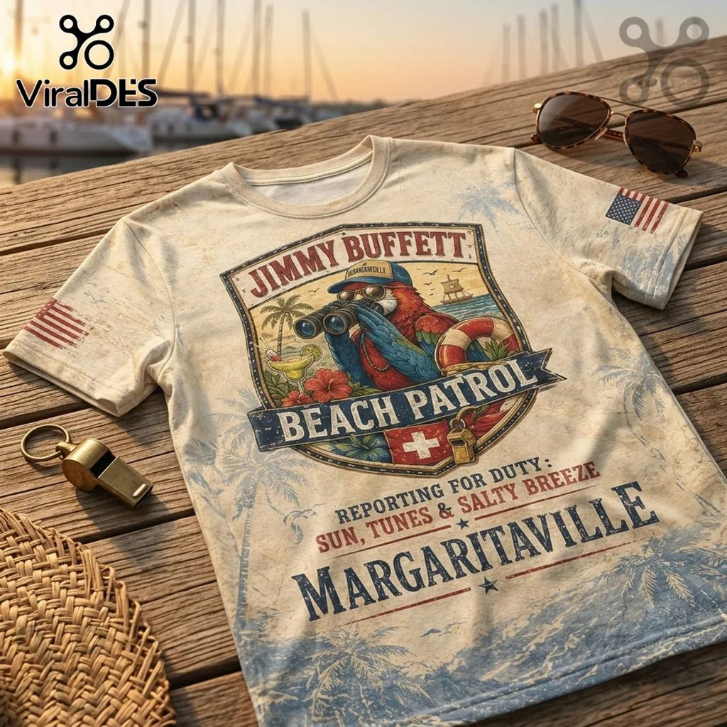 Jimmy Buffett Margaritaville Beach Patrol T-Shirt