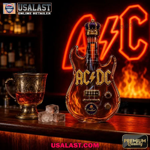 AC/DC Guitar Edition Whisky Bottle