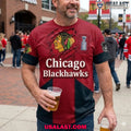 Chicago Blackhawks Summer 2026 All Over Printed Shirt
