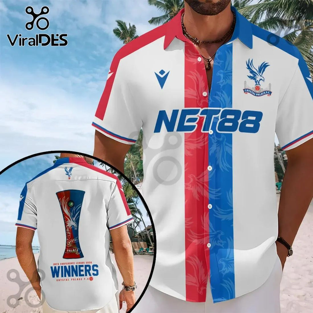 Crystal Palace FC 2026 UEFA Conference League Winners Hawaiian Shirt