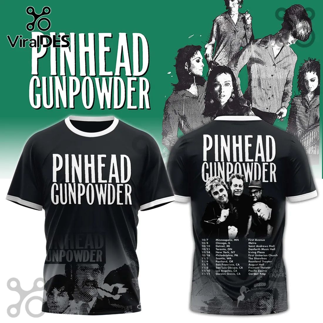 Pinhead Gunpowder Headline Tour 2026 Limited Edition Pullover Hoodie