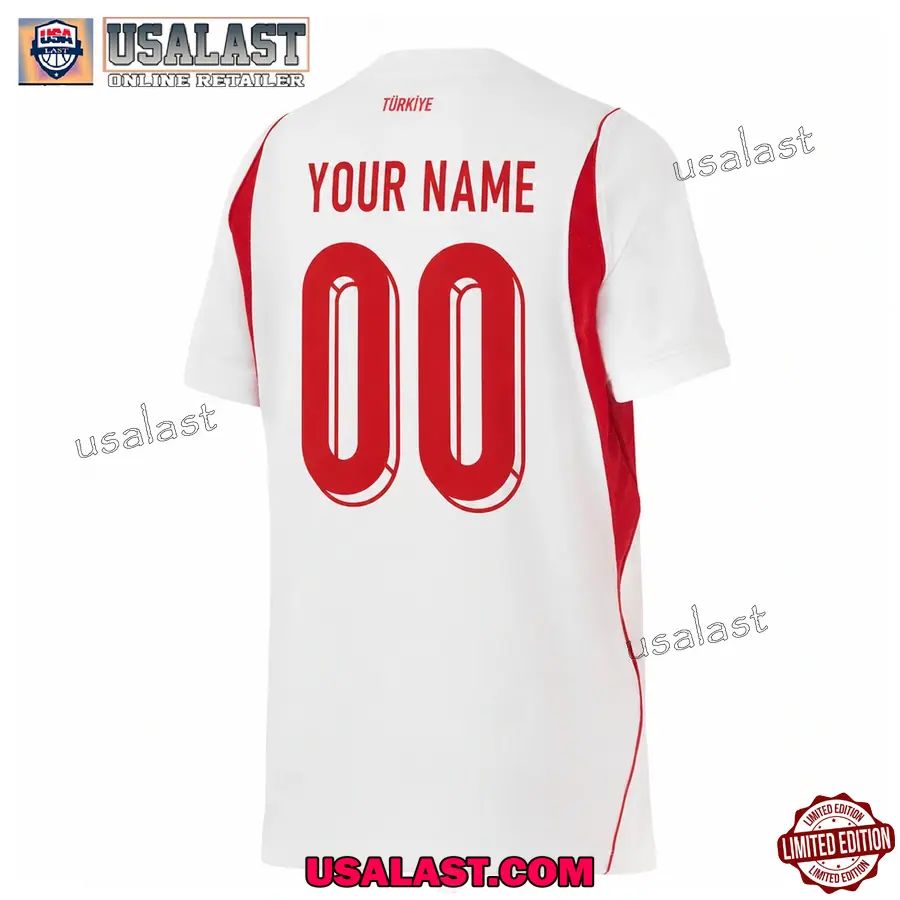 Personalized Turkey Home Kit World Cup 2026 Jersey Shirt