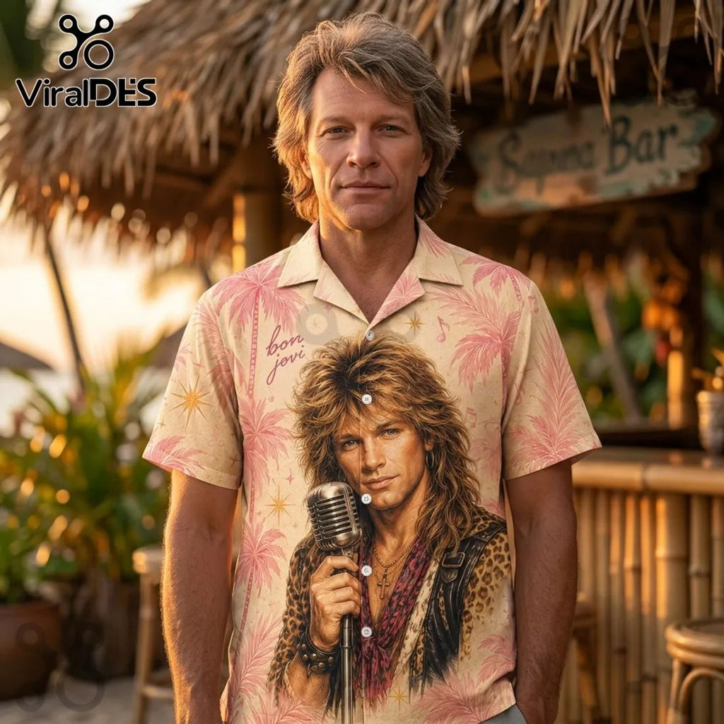 Bon Jovi Livin On A Prayer Hawaiian Shirt 2026