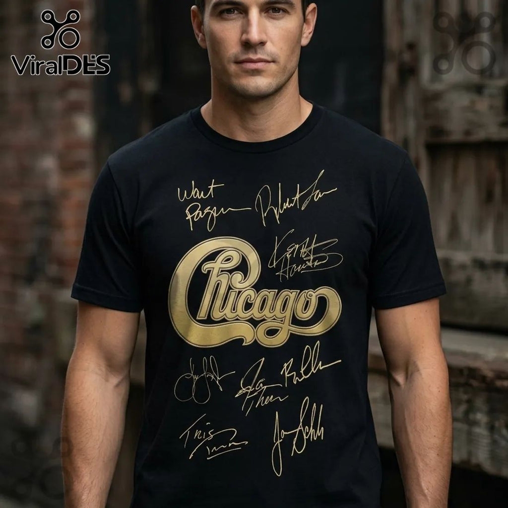 Walter Parazaider Chicago Band Tribute Signature Series Shirt