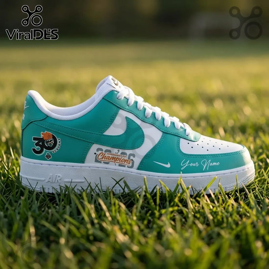 New York Liberty 2026 Champions Custom Name Air Force Sneakers