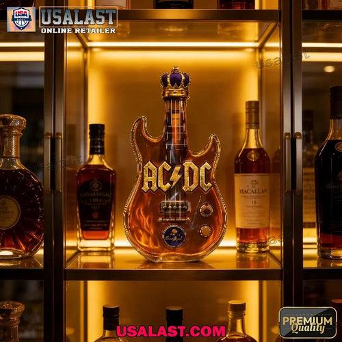 AC/DC Guitar Edition Whisky Bottle