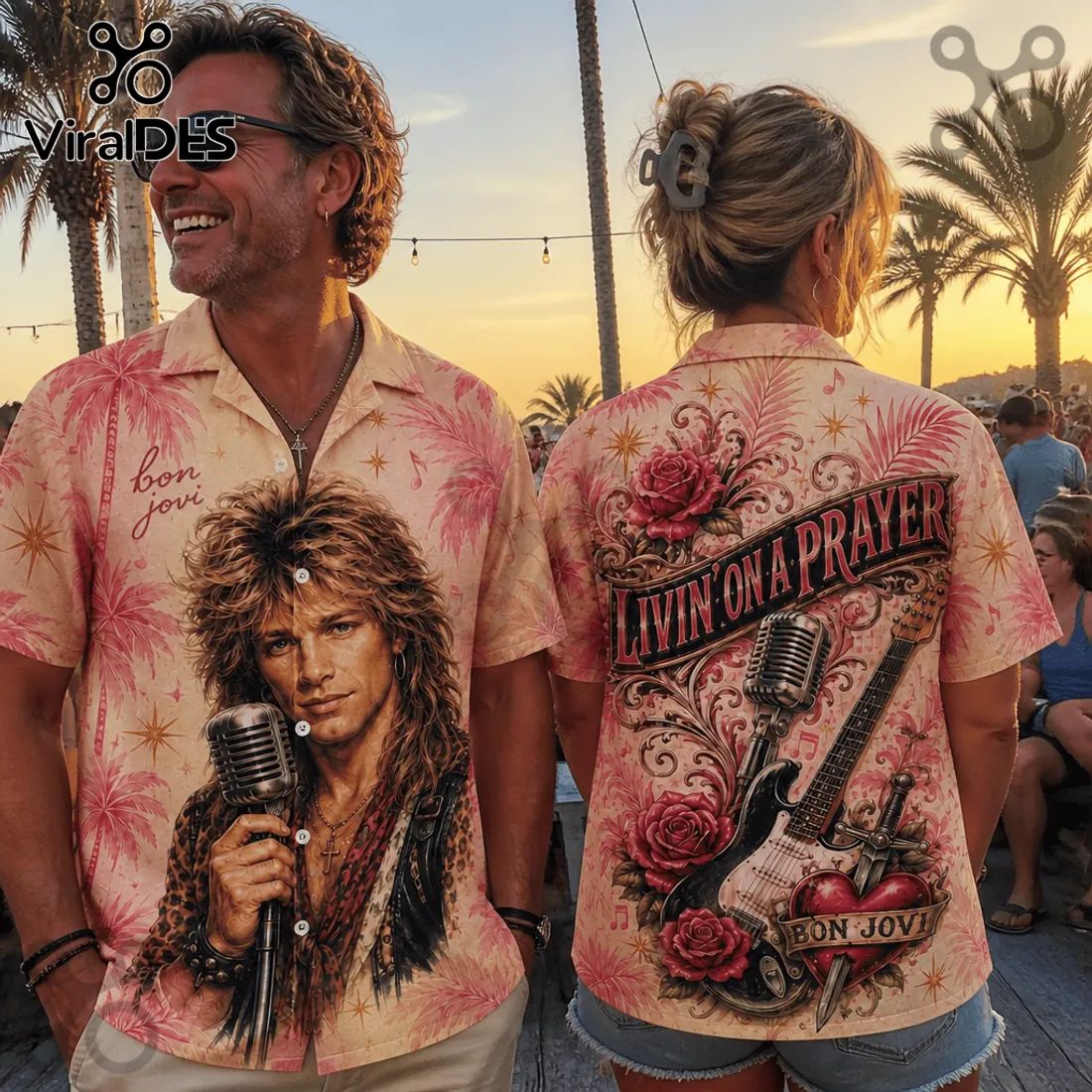 Bon Jovi Livin On A Prayer Hawaiian Shirt 2026