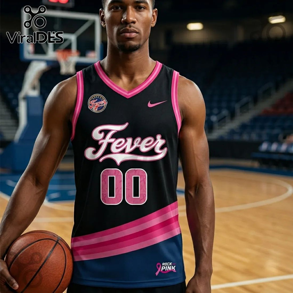Indiana Fever x Rock The Pink 2026 Limited Edition Jersey Tank Top