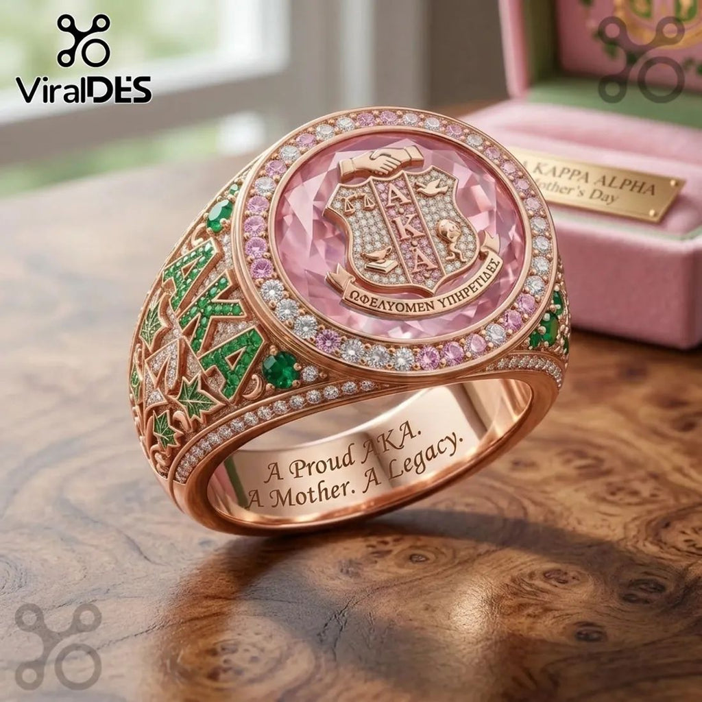 Alpha Kappa Alpha x Mother’s Day Rose Gold Ring