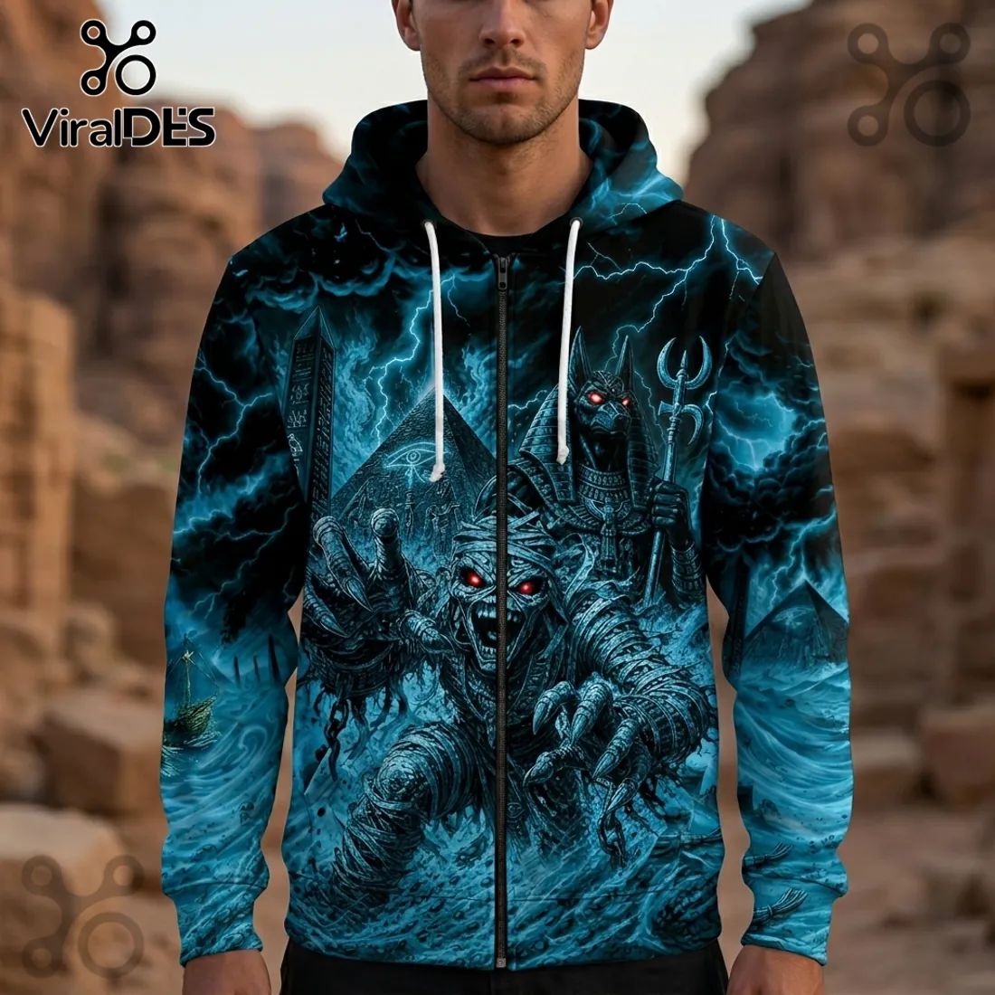 Iron Maiden 2026 World Tour Eddie The Head Hoodie