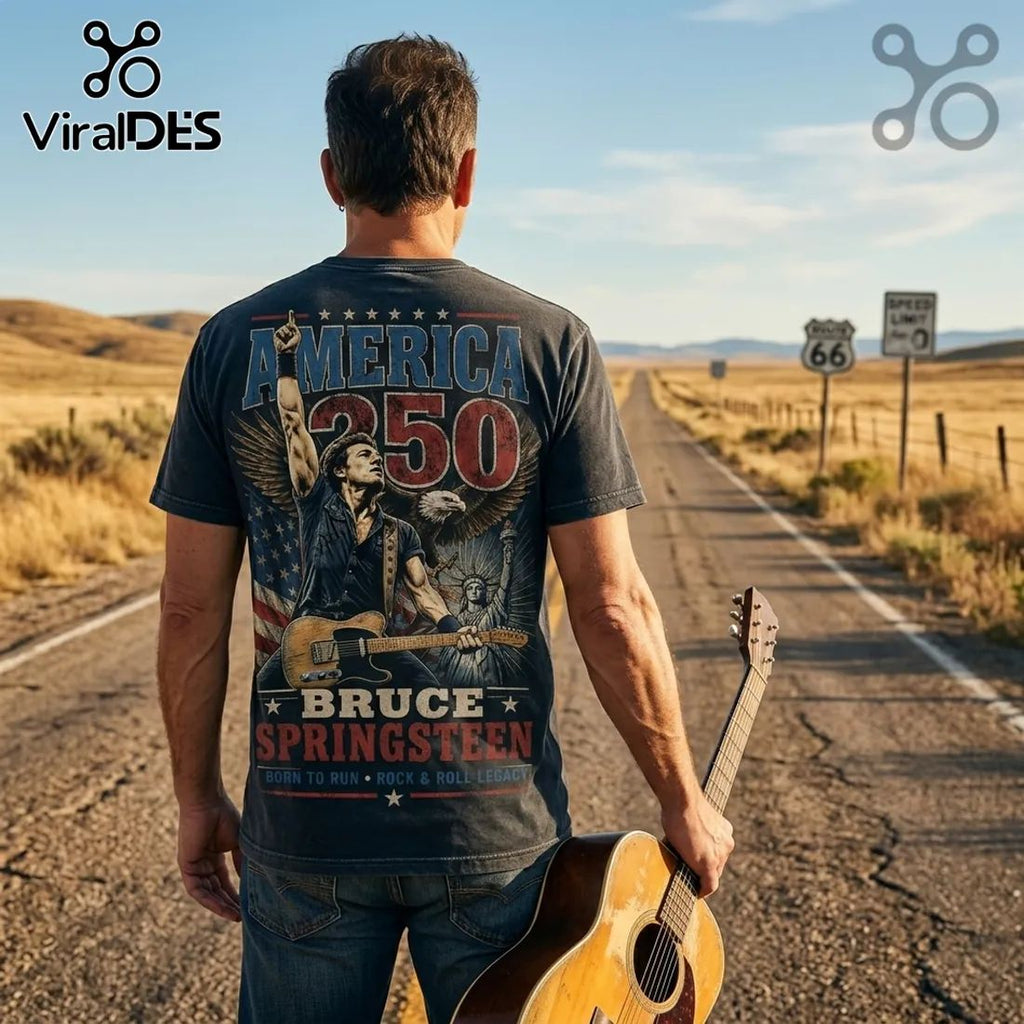 Bruce Springsteen 1978 Tour Anniversary America 250 T-shirt