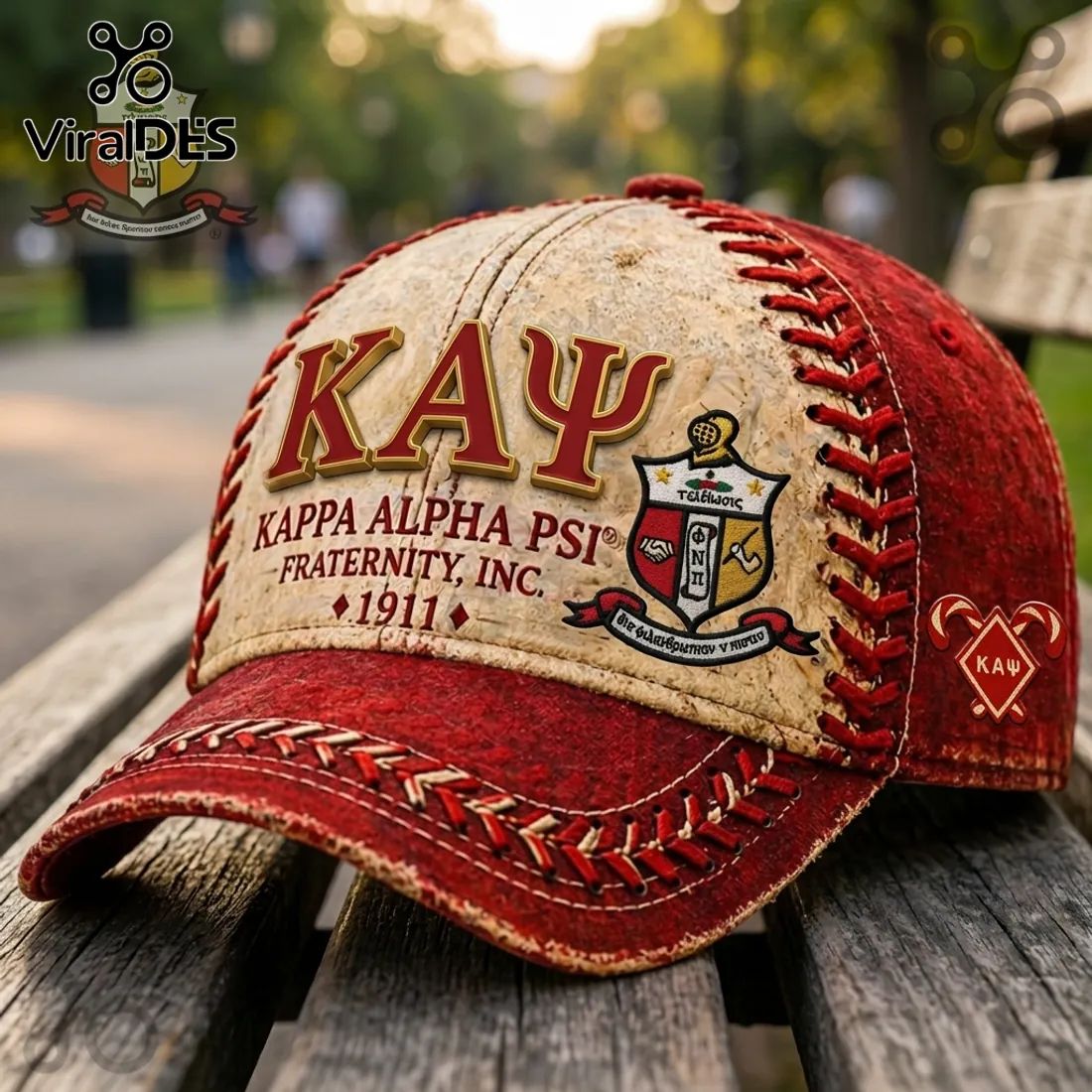 Kappa Alpha Psi Fraternity Vintage Est. 1911 Embroidered Baseball Cap