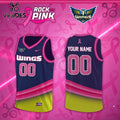 Dallas Wings x WNBA Rock The Pink 2026 Limited Edition Jersey Tank Top