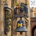 Michigan Wolverines NCAA Basketball Champions Hanging Wall Bell