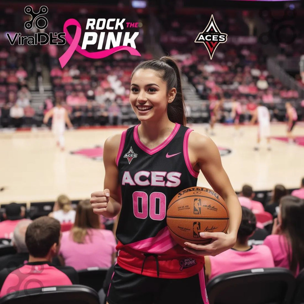 Rock The Pink x Las Vegas Aces 2026 Limited Edition Jersey Tank Top