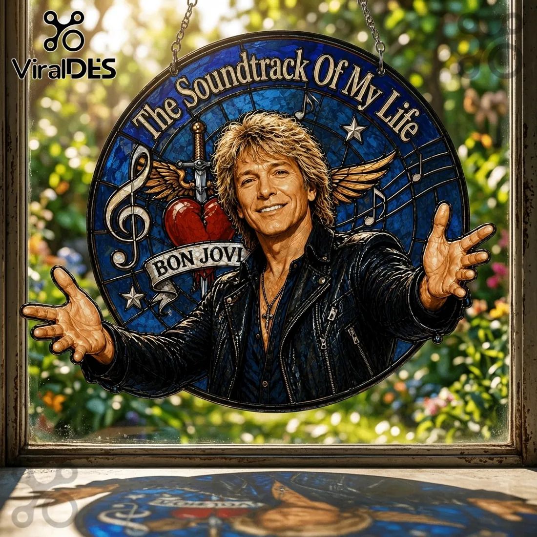 Bon Jovi The Soundtrack Of My Life Suncatcher