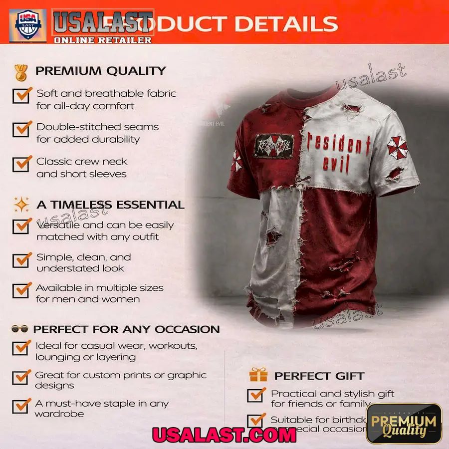 Resident Evil Premium Printed T-Shirt