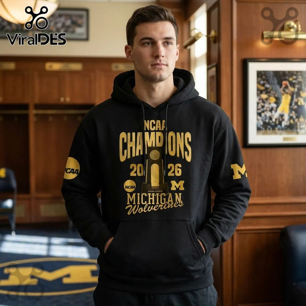 Michigan Wolverines NCAA National Champions 2026 Hoodie