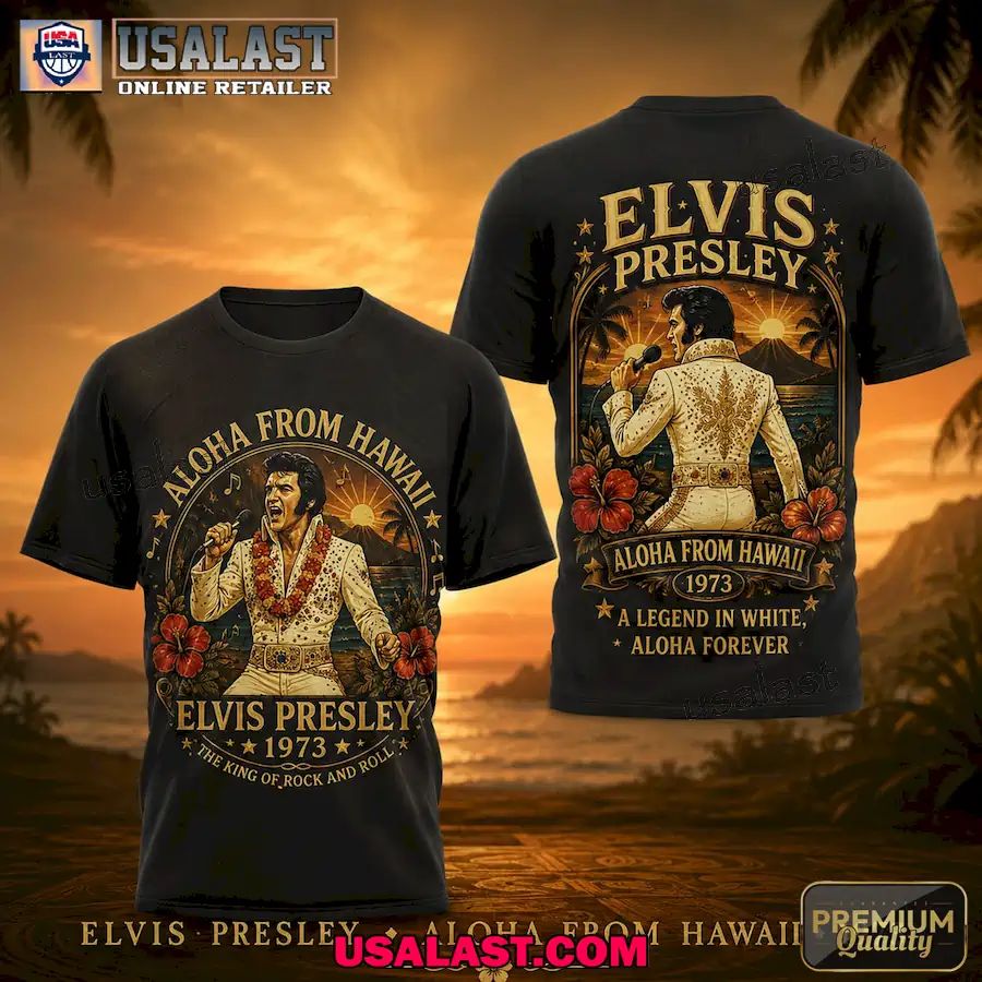 Elvis Presley Aloha From Hawaii 3D T-Shirt