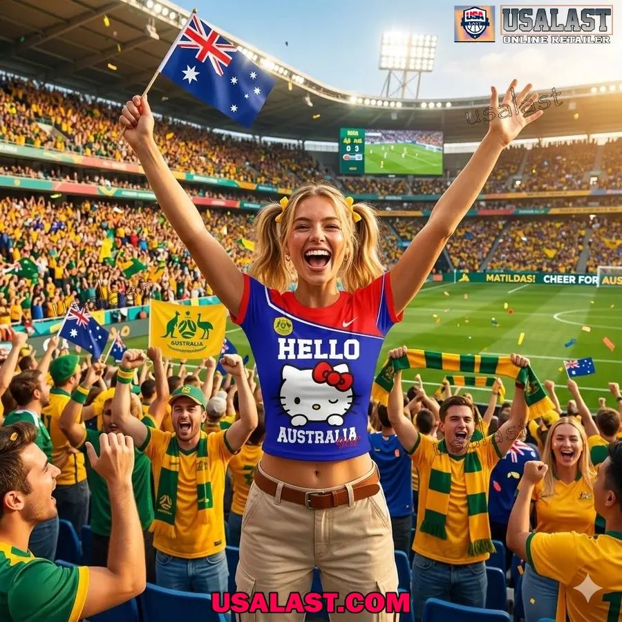 Personalized Australia World Cup 2026 Women Baby Tee