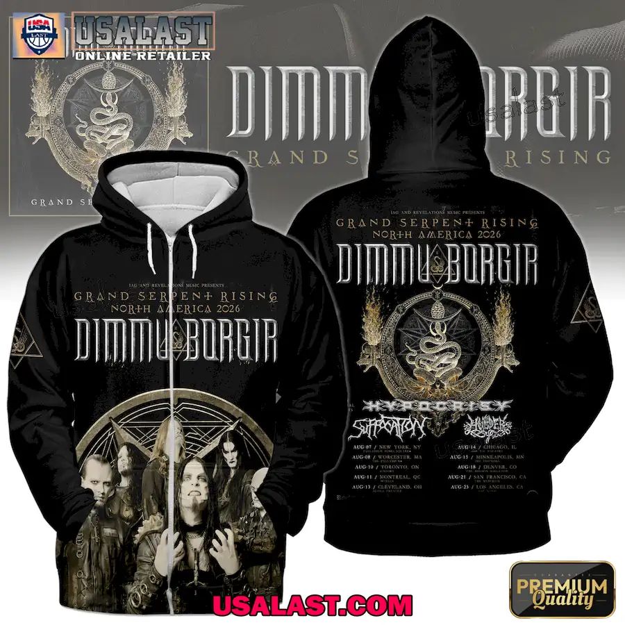Dimmu Borgir Grand Serpent Rising Tour US 2026 Apparel Clothing