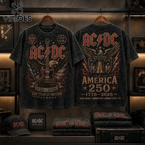 AC/DC America 250 Years of Freedom 1776-2026 T-Shirt