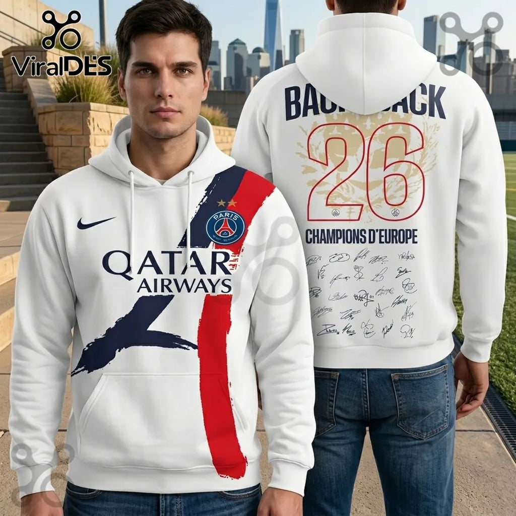 Paris Saint-Germain 25/26 Champions League Champions Hoodie