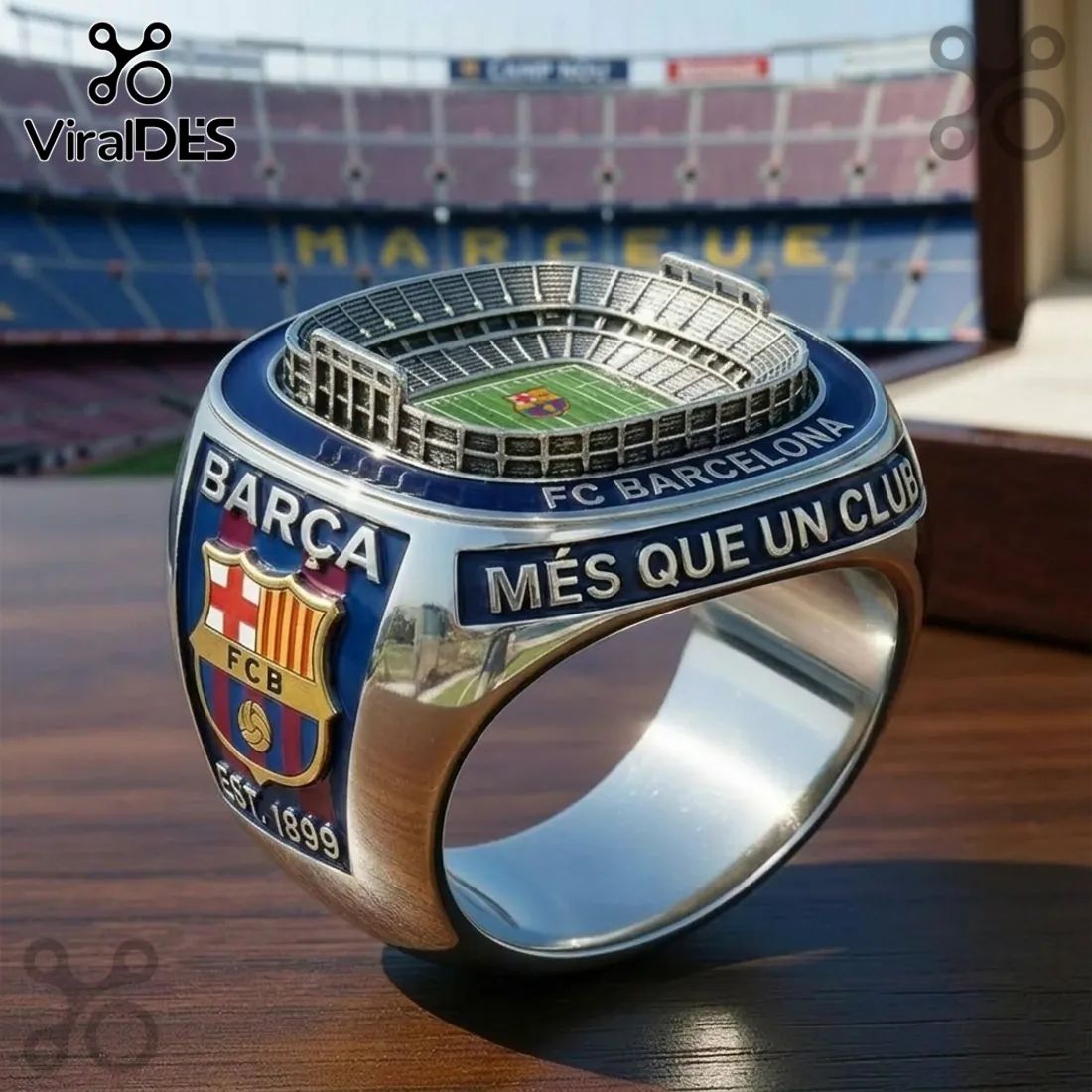 FC Barcelona Camp Nou Collectible Ring