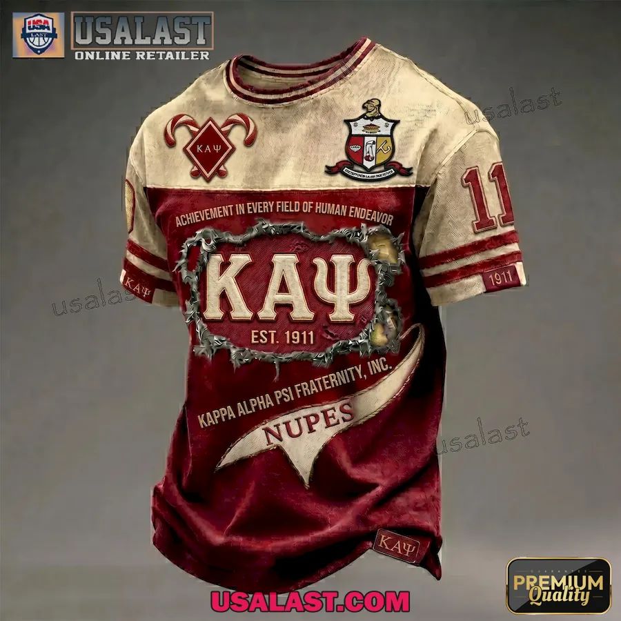 Kappa Alpha Psi Fraternity All Over Printed T-Shirt