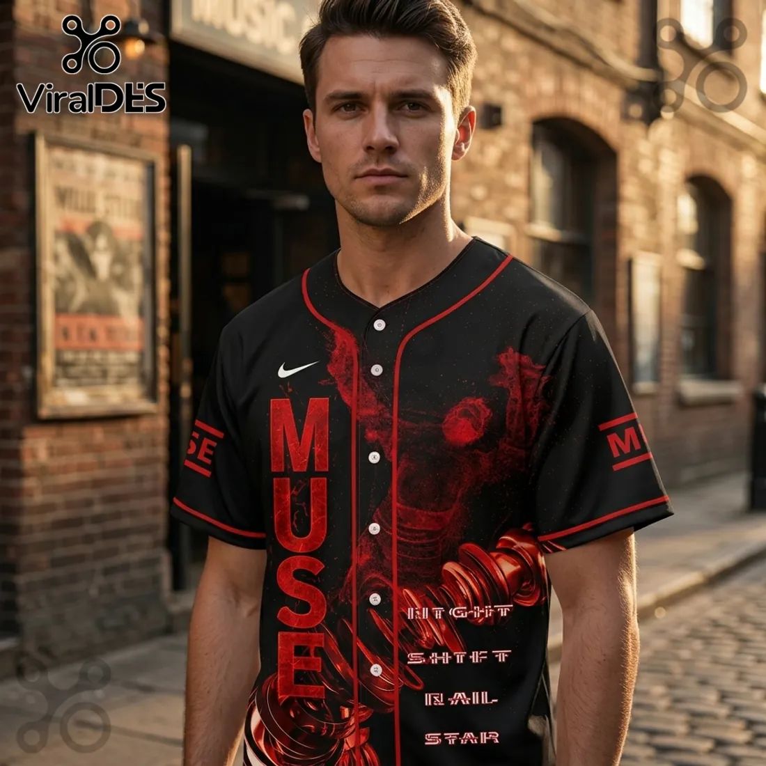 Muse The Wow! Signal Europa Tour 2026 Baseball Jersey