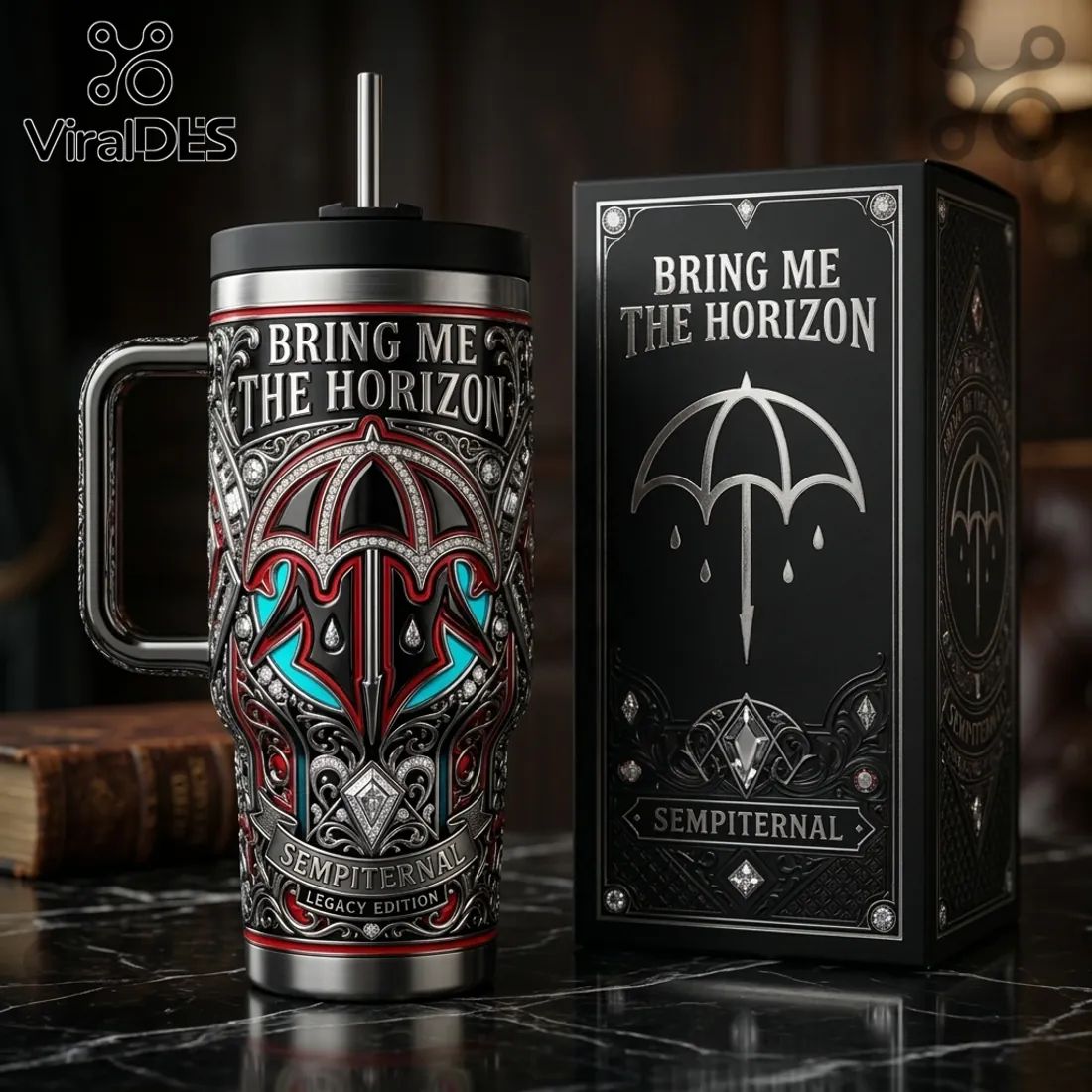 Bring Me The Horizon Sempiternal Legacy Edition Collectible 40oz Tumbler