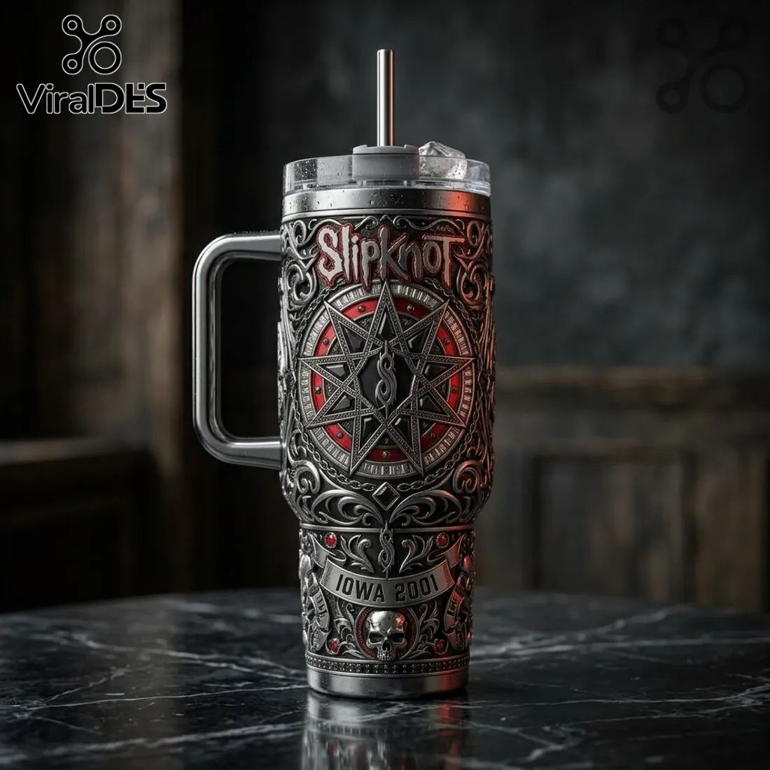 Slipknot Iowa Legacy Edition 2001 Stainless Steel 40oz Tumbler