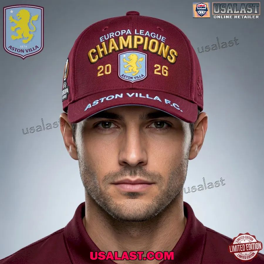Aston Villa FC Europa League Champions 2026 Classic Cap