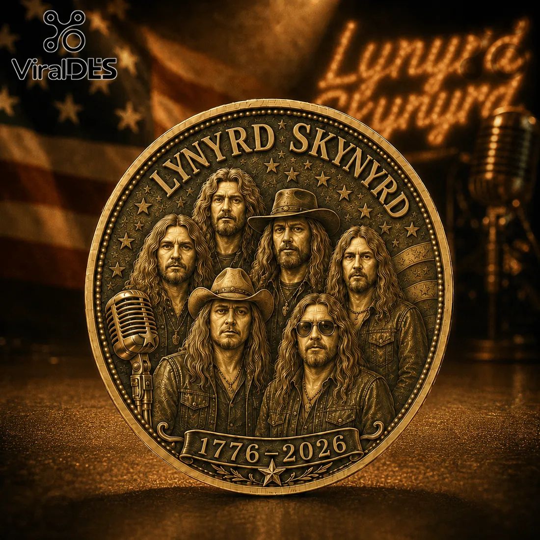 Lynyrd Skynyrd America 250th Anniversary Commemorative Coin