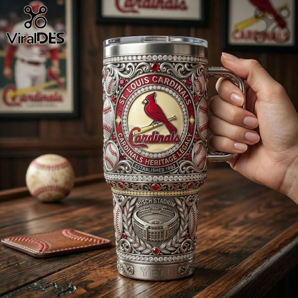 St. Louis Cardinals Luxury Engraved 40oz Tumbler