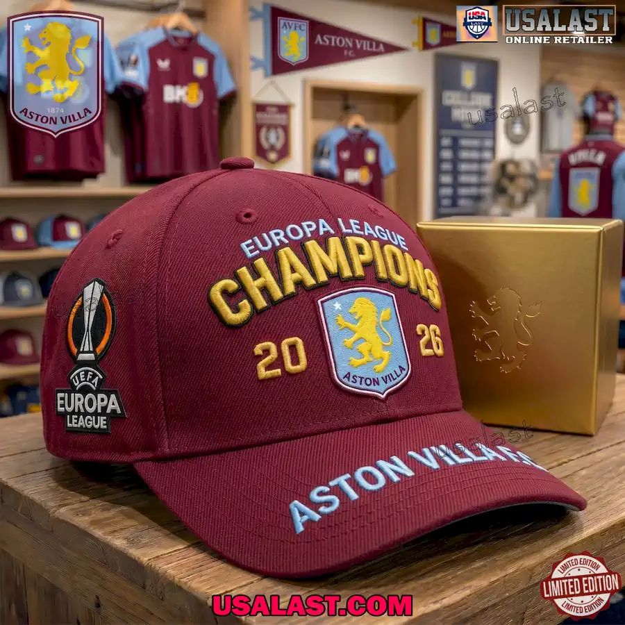 Aston Villa FC Europa League Champions 2026 Classic Cap