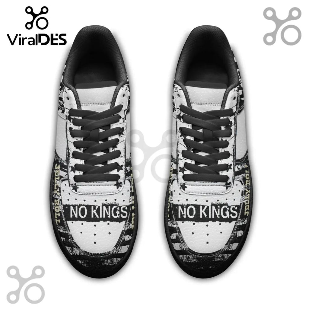 Black White Grunge Graphic Custom Streetwear Design Sneakers