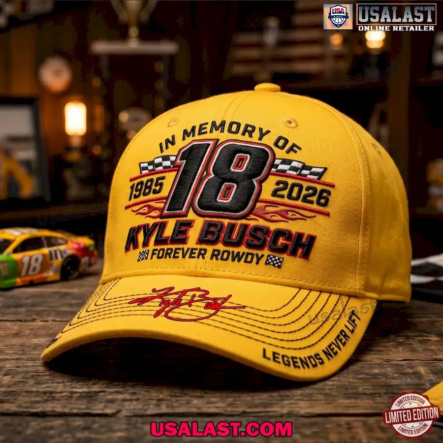Kyle Busch Legends Never Lift Nascar Classic Cap
