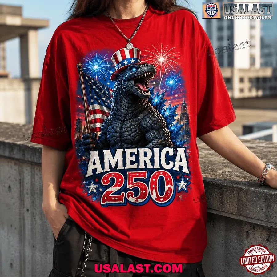 Godzilla 250th Anniversary T-Shirt 1776-2026