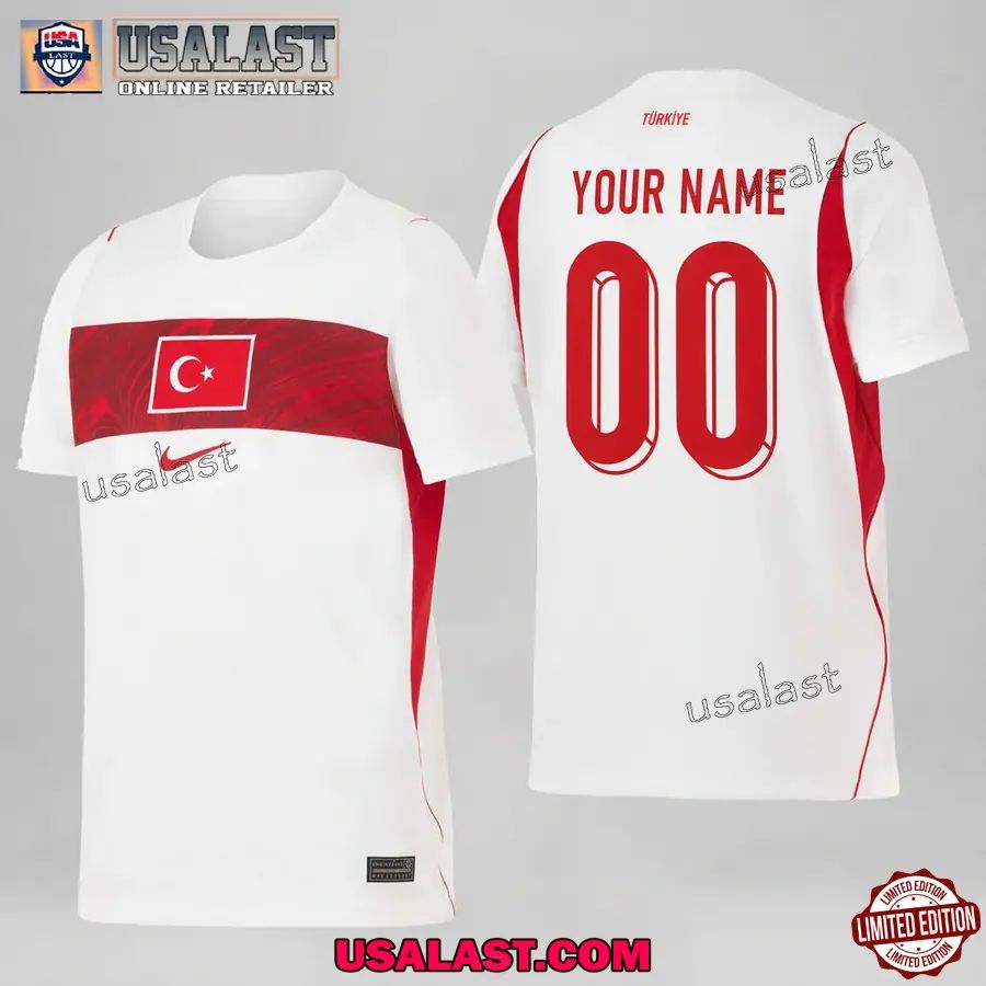 Personalized Turkey Home Kit World Cup 2026 Jersey Shirt