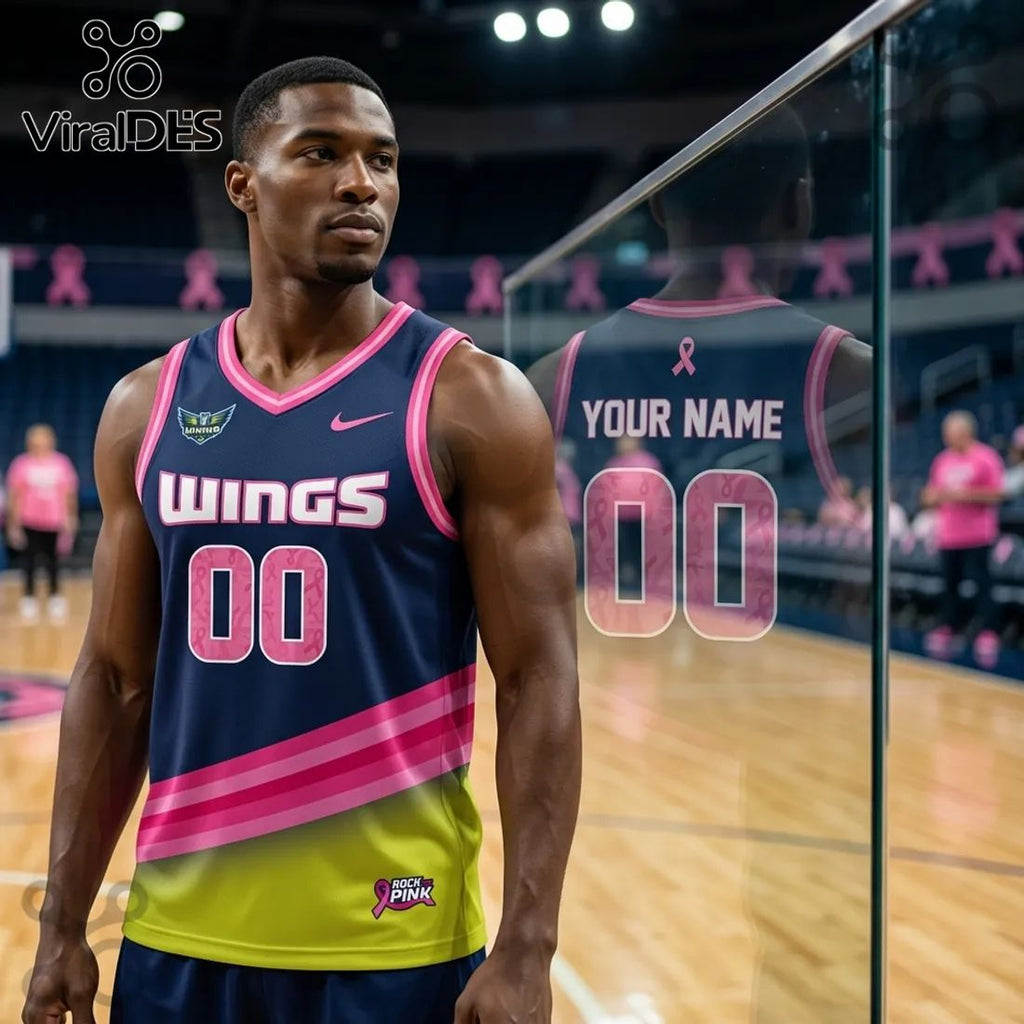 Dallas Wings x WNBA Rock The Pink 2026 Limited Edition Jersey Tank Top