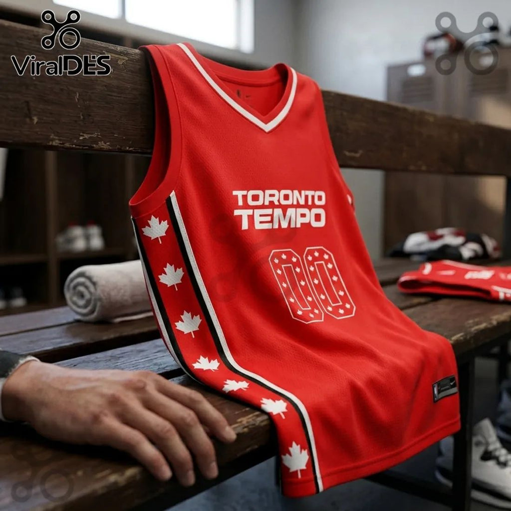 Toronto WNBA Expansion Team Canada Day Red Basketball Jersey