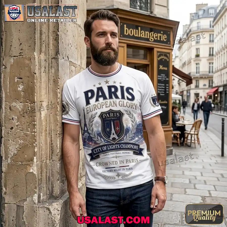 Paris Saint-Germain European Glory 3D T-Shirt