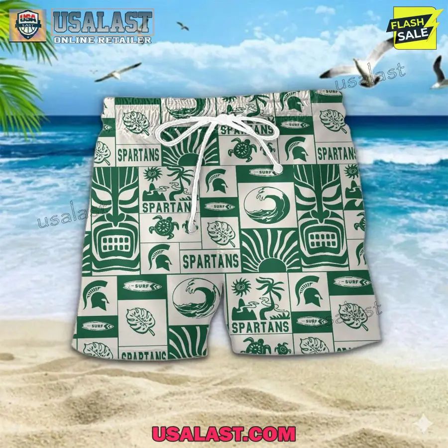 Michigan State Spartans Button Hawaiian Shirt 2026