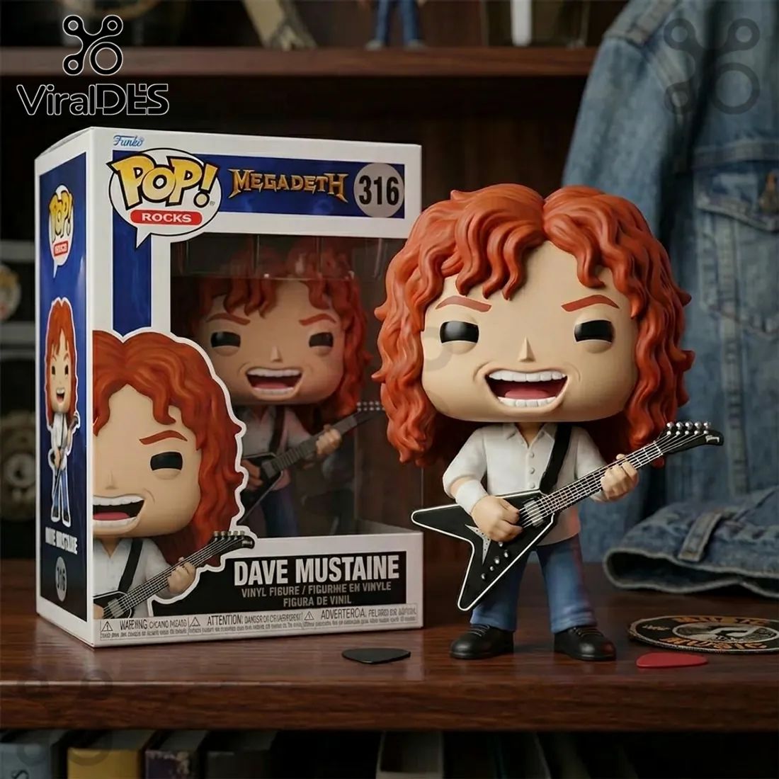 Dave Mustaine x Funko Pop Rocks Megadeth Vinyl Figure