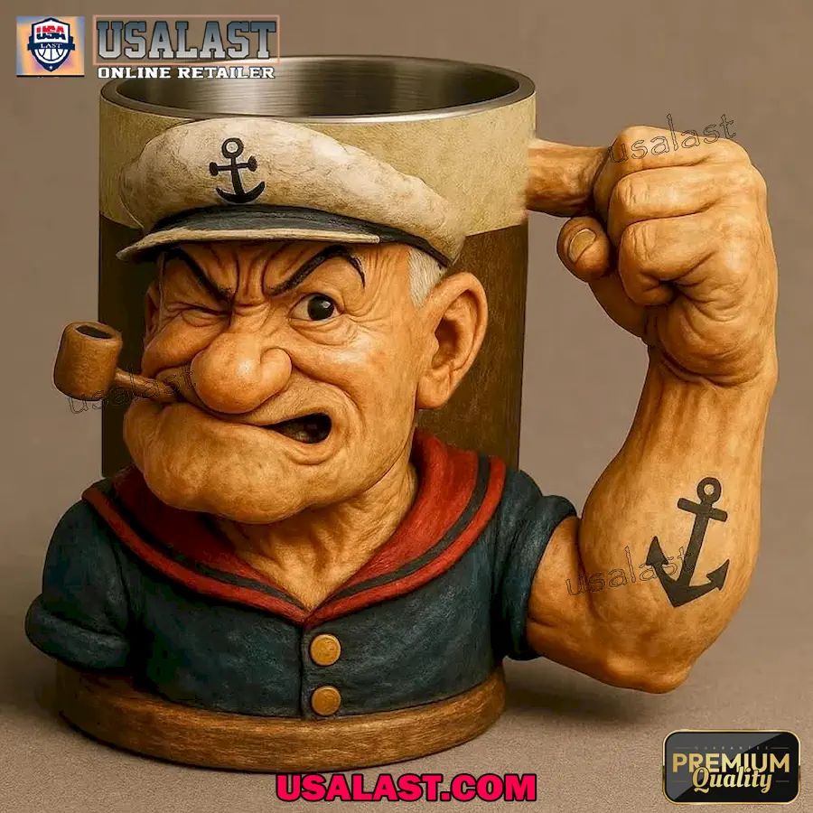 Popeye Power 3D Coffee Mug