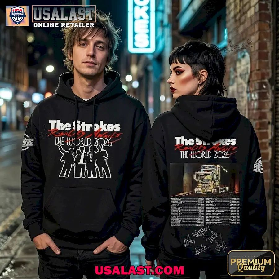 The Strokes Reality Awaits Tour 2026 Hoodie