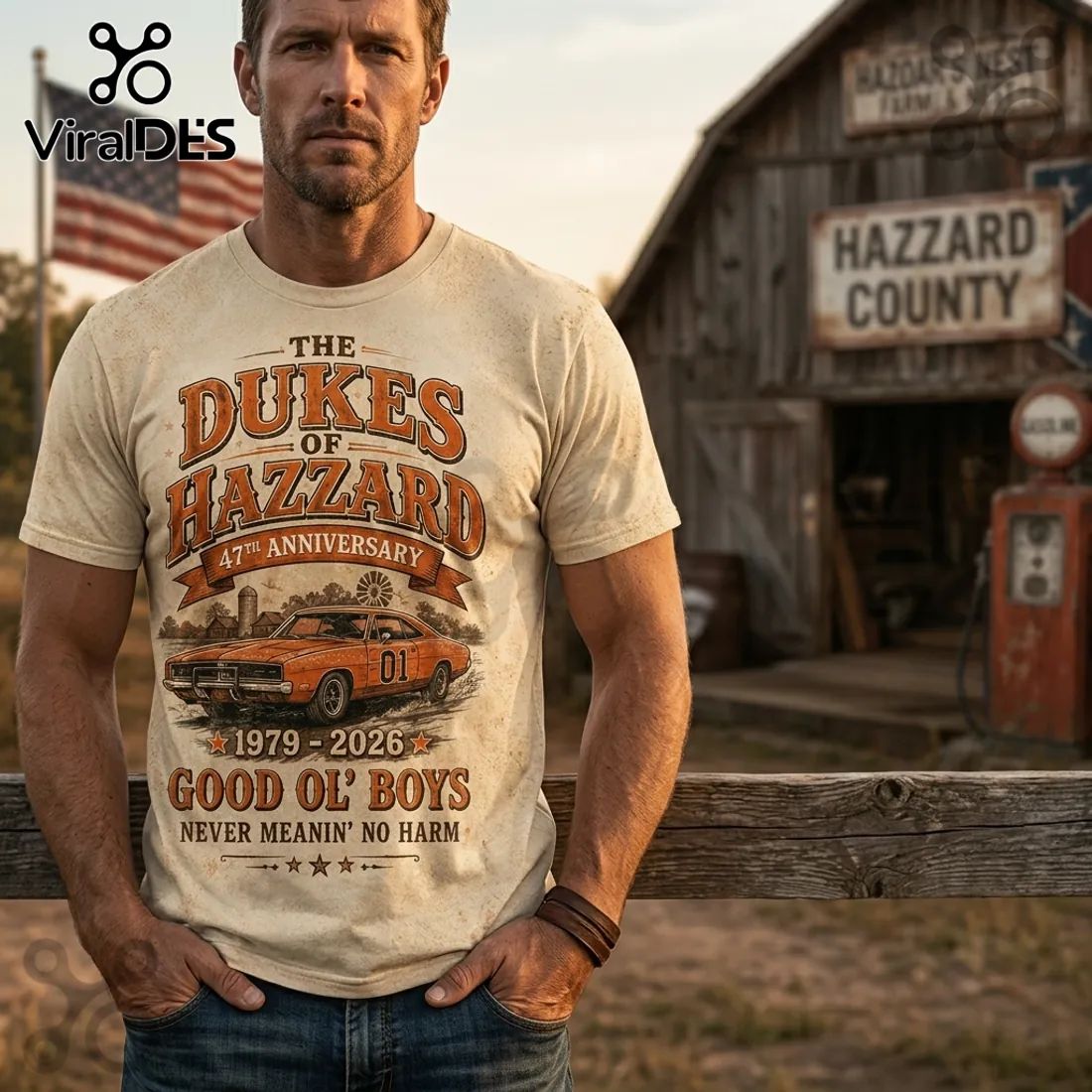 Dukes of Hazzard 47th Anniversary Shirt