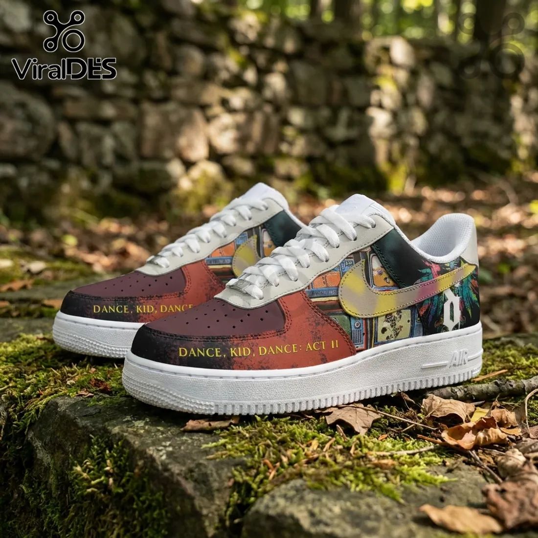 Shinedown Dance Act II Tour Air Force 1 Sneakers